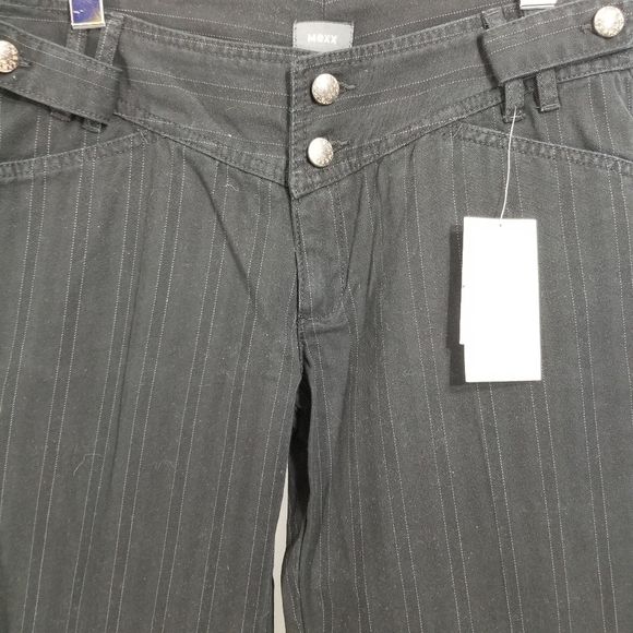 MEXX striped double button new size 8 cotton polyester blend pants - Picture 6 of 11